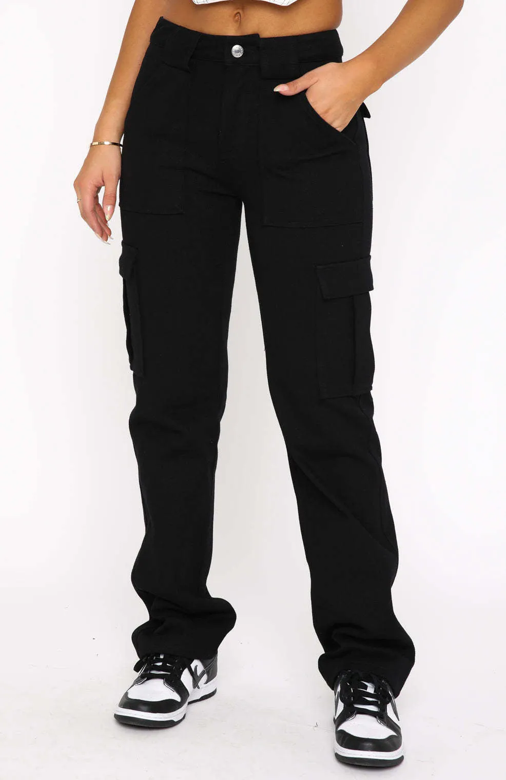 Women's Trousers Pocket Stitching Casual Loose QuickDrying Material ThermalRegulation