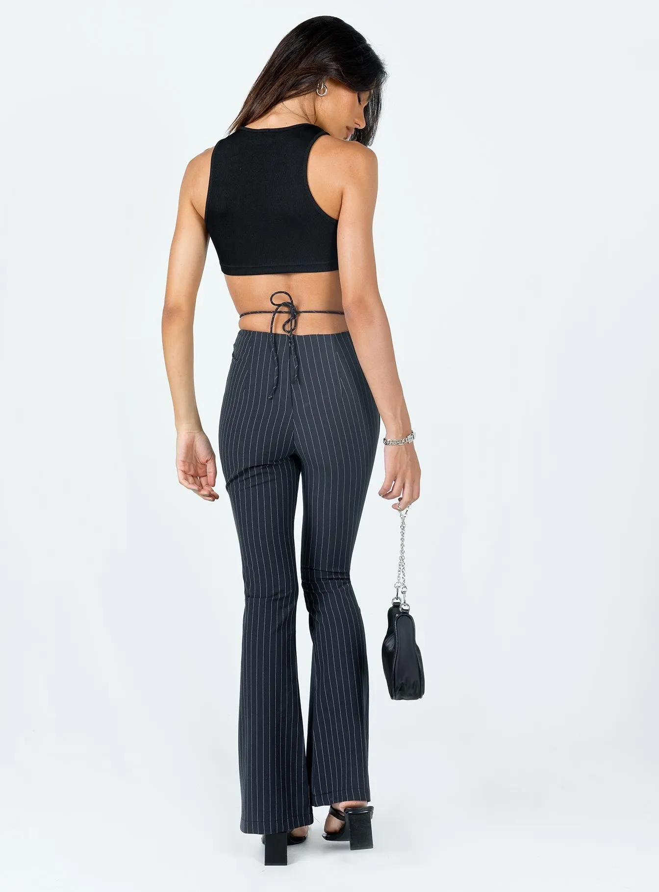 Urban Edge Cozy Stretch Lovey Pants Pinstripe