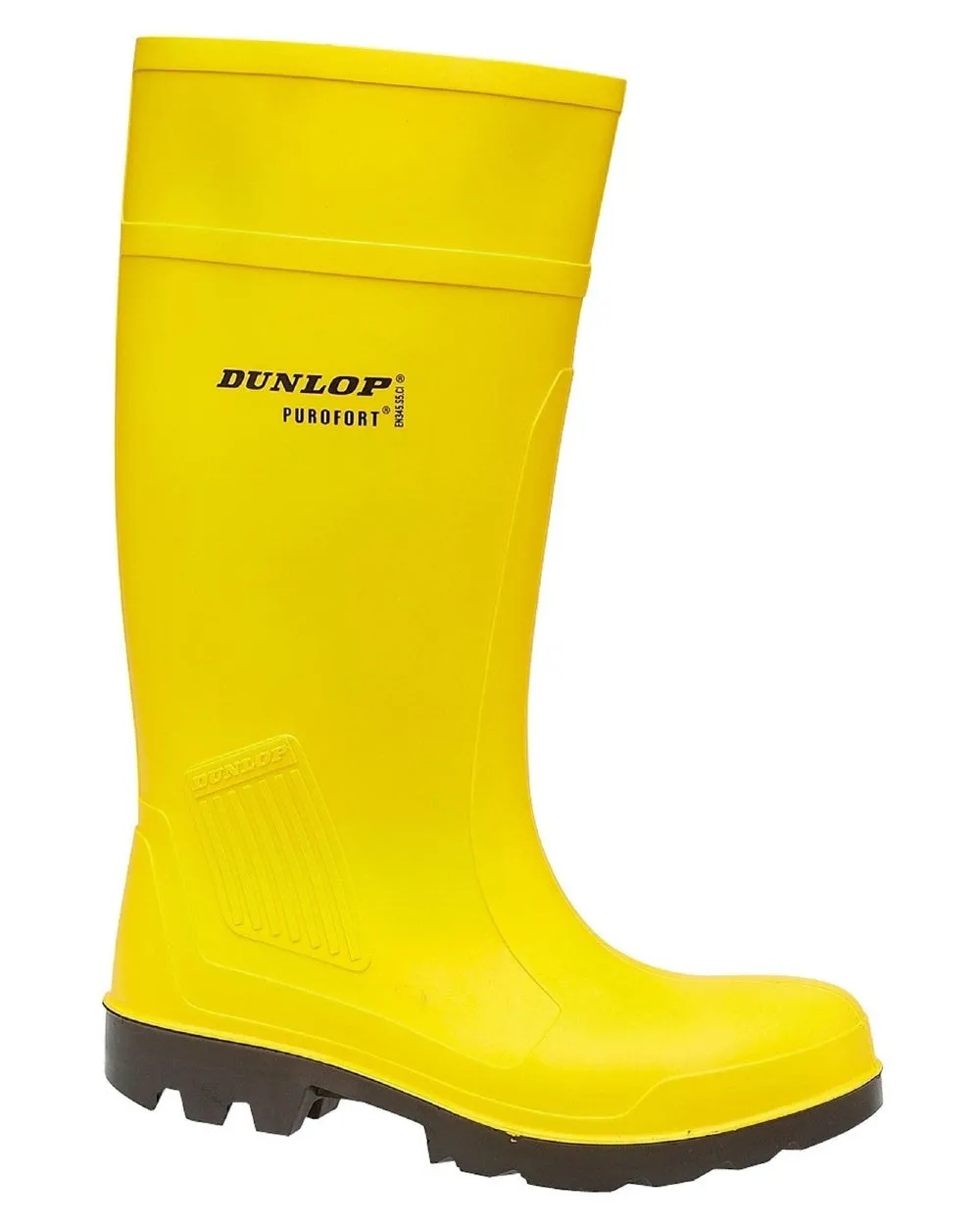 Dunlop Purofort Professional Full Safety Wellingtons - Yellow Transitional Season Easy Layer