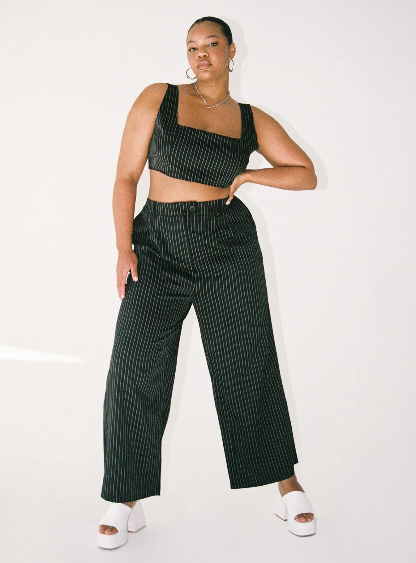 All-day Flex Huxley Set Black Stripe Curve