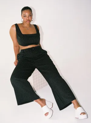 No Gap Waist Construction Huxley Set Black Stripe Curve