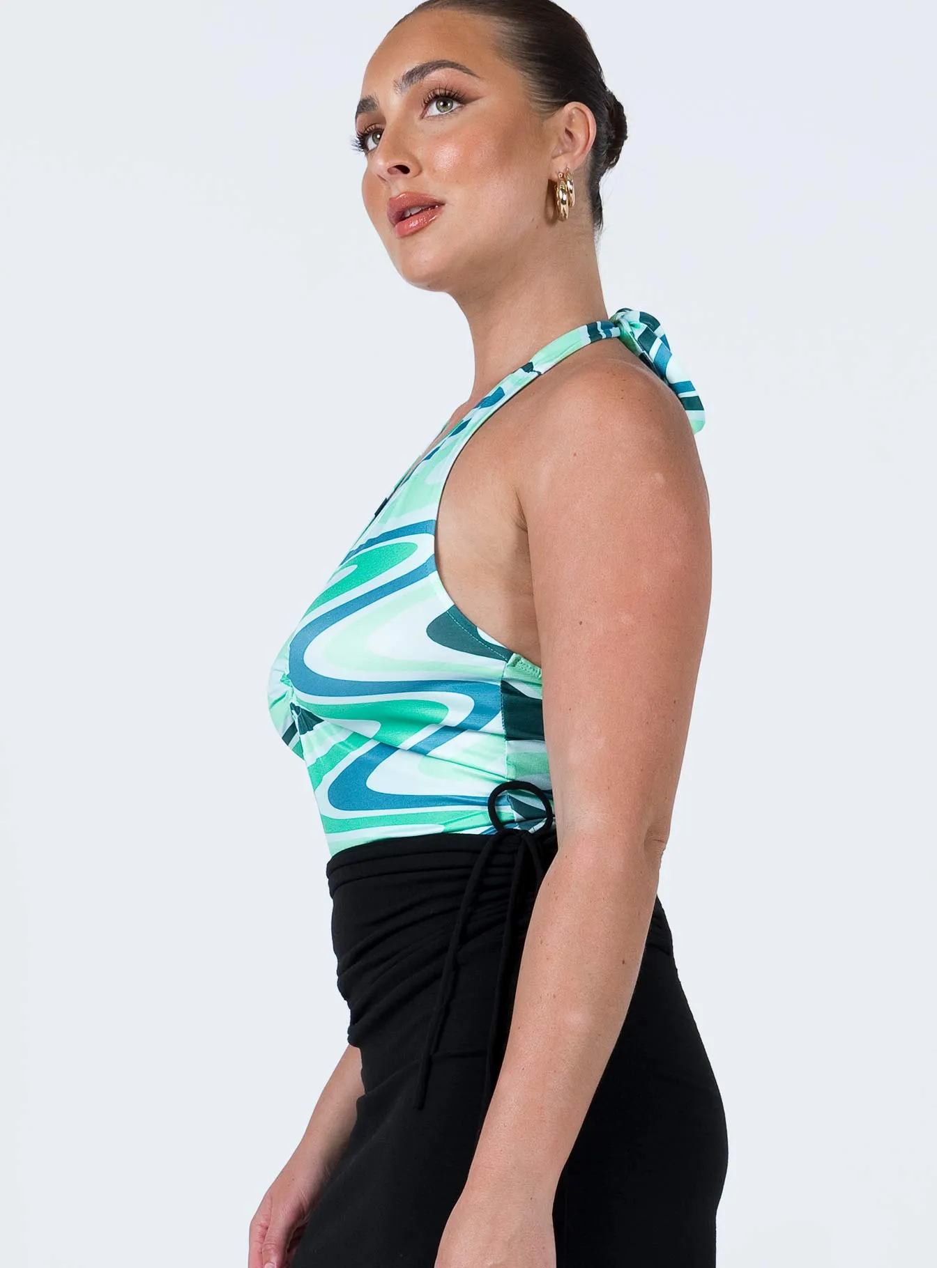 backless bodysuit Briana Bodysuit Green Multi