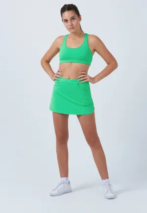Classic Tennis Skort with pockets, green Fashion Fusion
