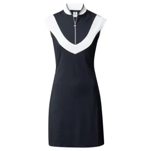 New Daily Sports Torcy Navy Sleeveless Golf Dress MSP$136 Frayed-Edge