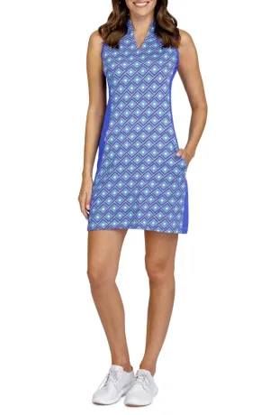 breathable fabric dress Stain-Resistant New Tail Activewear RubyLou Sleeveless Golf Dress - Mystic Links MSP$110