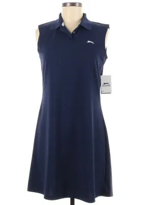 Street Motion Vibrant Light New Slazenger Sleeveless Navy Knit Golf Dress Size M MSP$50