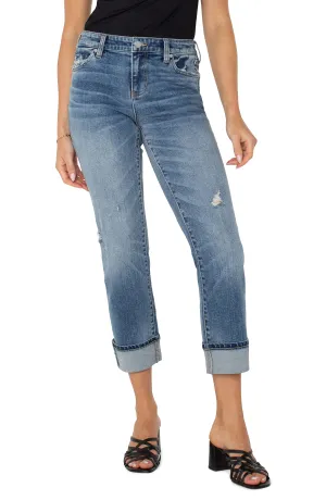 Earth Glow *SALE* LIVERPOOL MARLEY GIRLFRIEND CUFFED JEAN