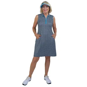 New Jofit Black & White Sleeveless Golf Dress Size XS  MSP$100 Comfortable and Flattering Contemporary Wear