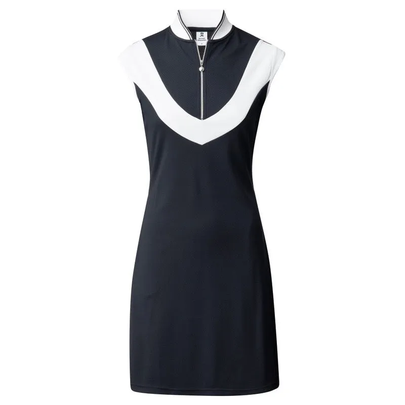 Power Soft Timeless Look New Daily Sports Torcy Navy Golf Dress MSP$136