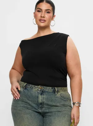 Miyako Bodysuit Black Curve lightweight bodysuit