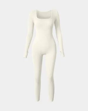 Long Sleeve Sport Jumpsuits Everyday Student Loose Classic