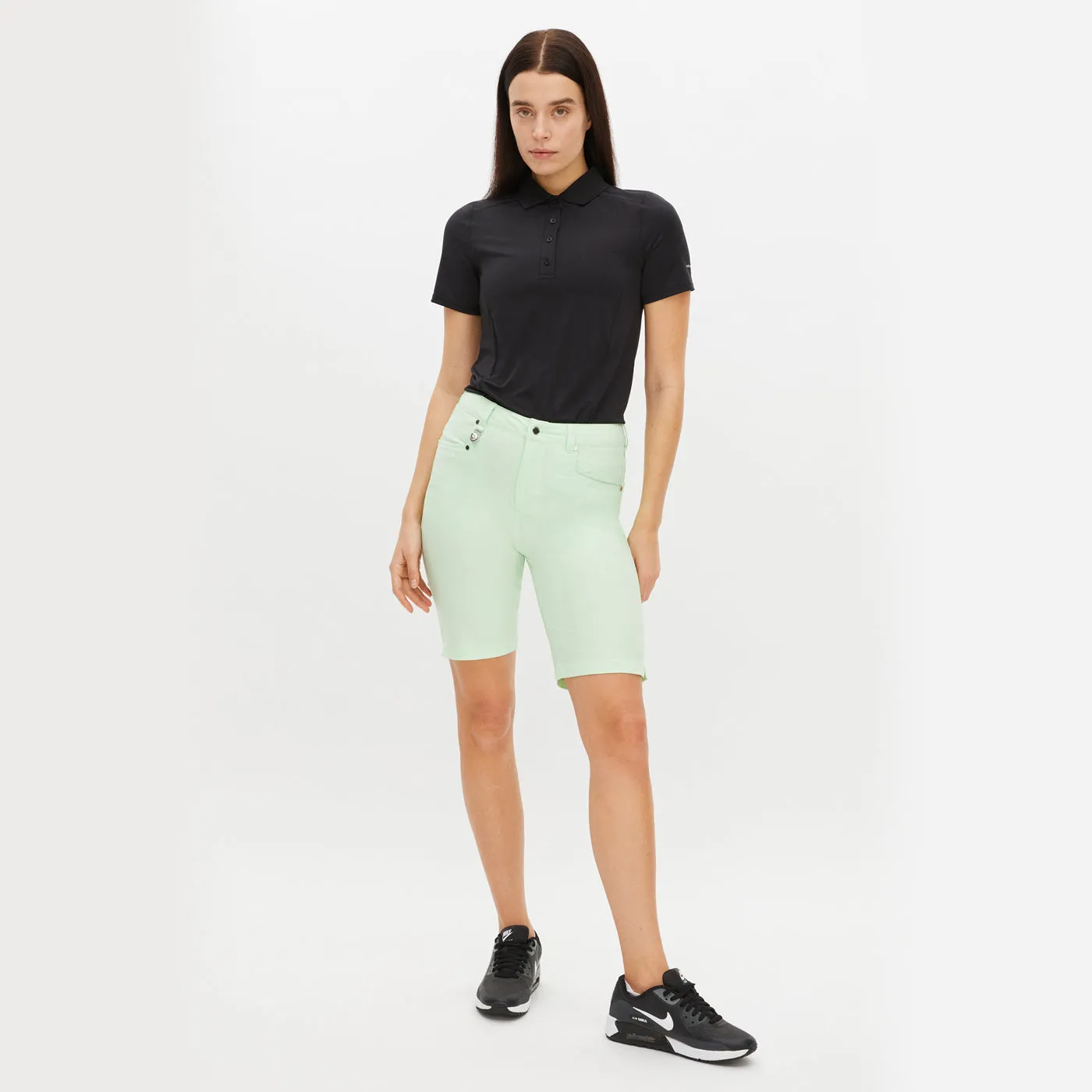 Ski Core Creative Glow Rohnisch Women's Chie Bermuda Golf Shorts - Patina Green