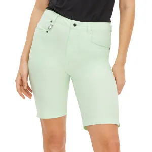 Relaxed Cut Reflective Safety Accents Rohnisch Women's Chie Bermuda Golf Shorts - Patina Green