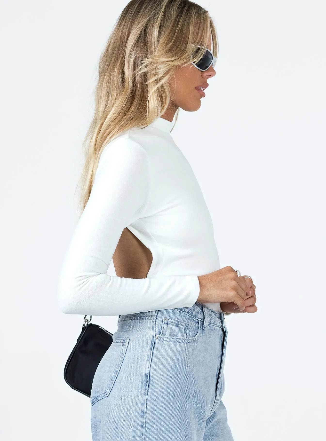 instagram bodysuit comfortable bodysuit Cosmos Backless Bodysuit Ivory