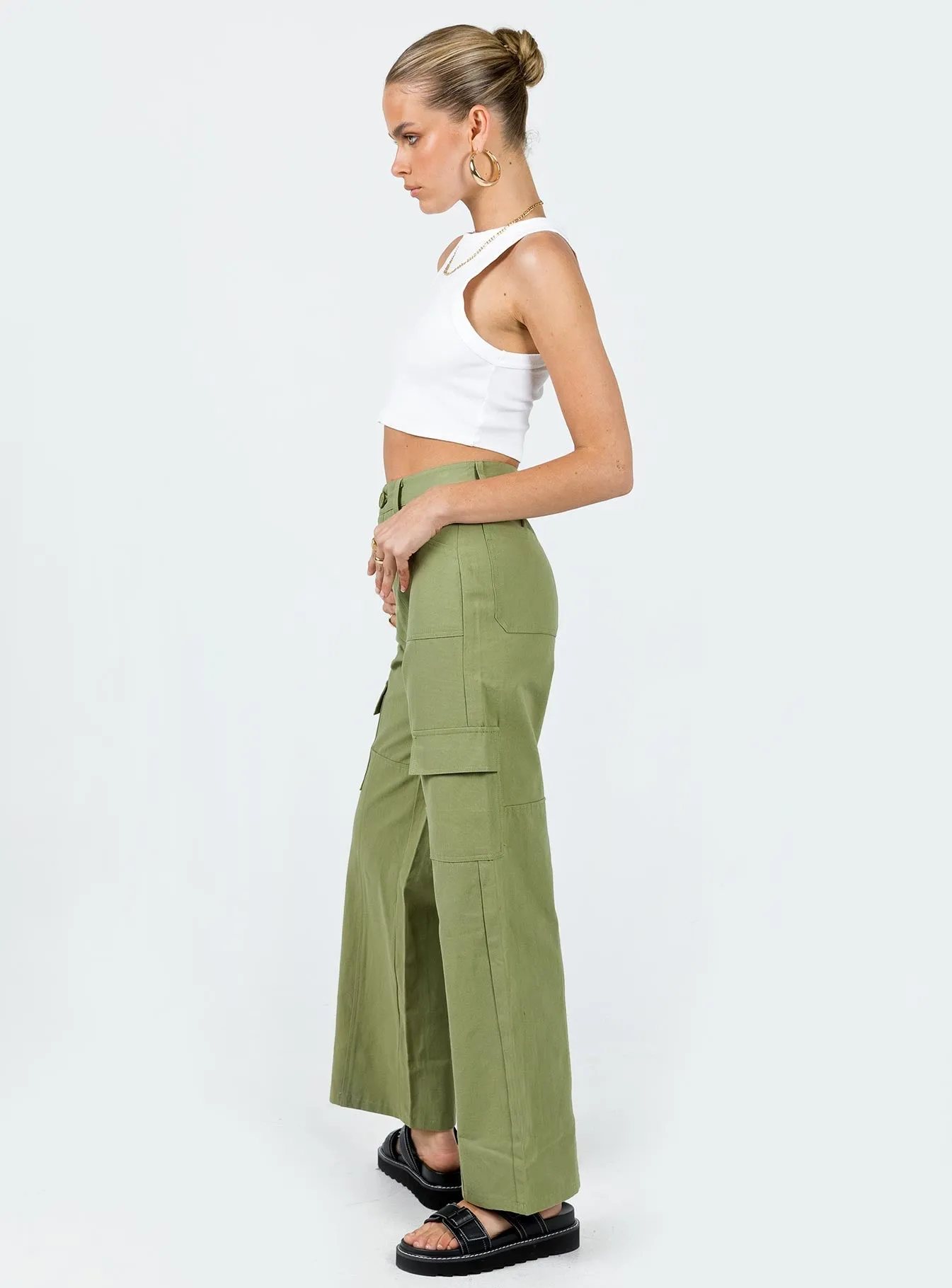 Igor Cargo Pant Green Sport Friendly Stretch Support