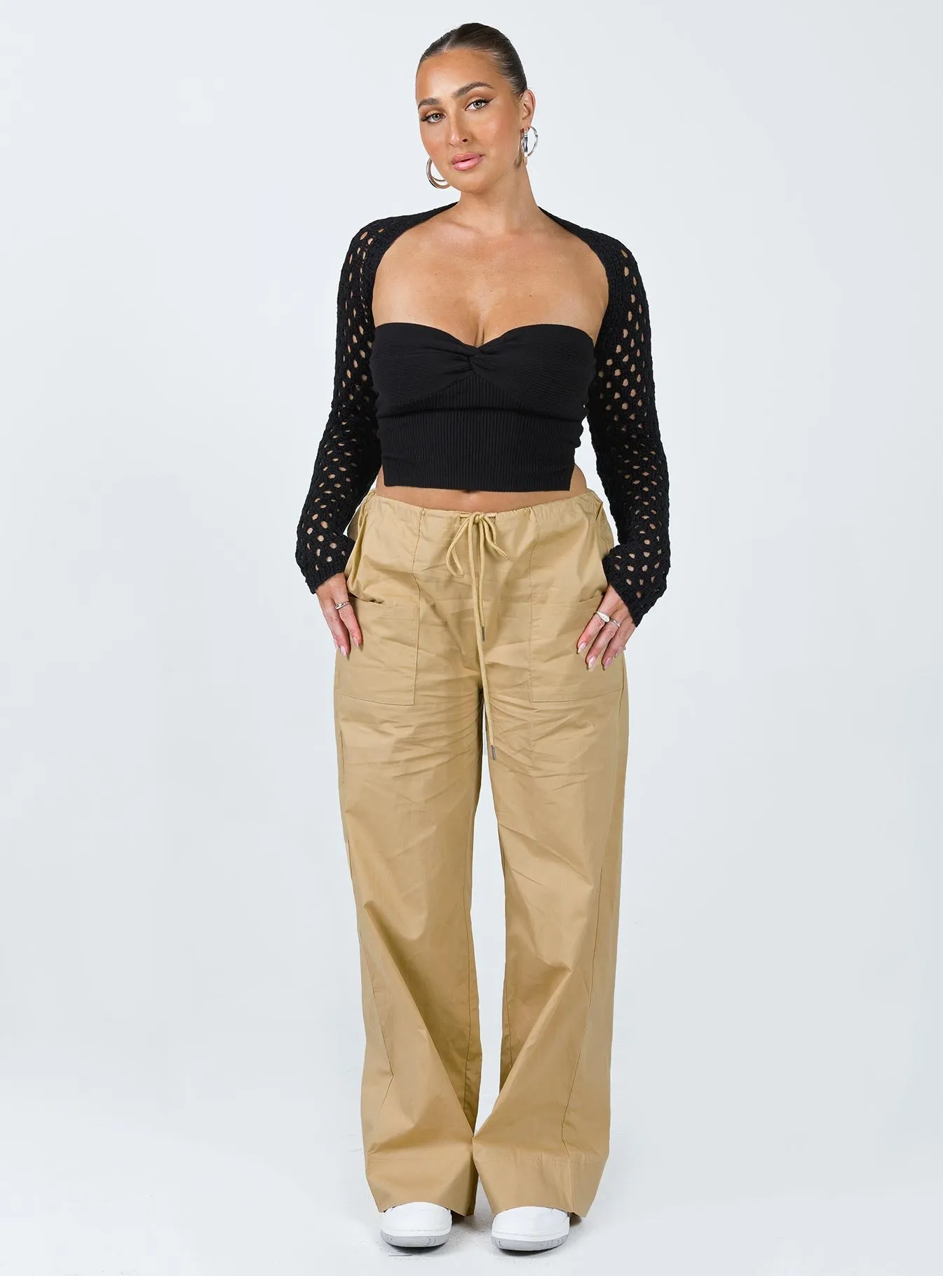 Compact Storage Lightweight The Niel Pants Beige