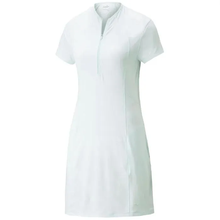 Contrast-Lining New Puma Cloudspun Madison Golf Dress in Soothing Sea Size S MSP$85