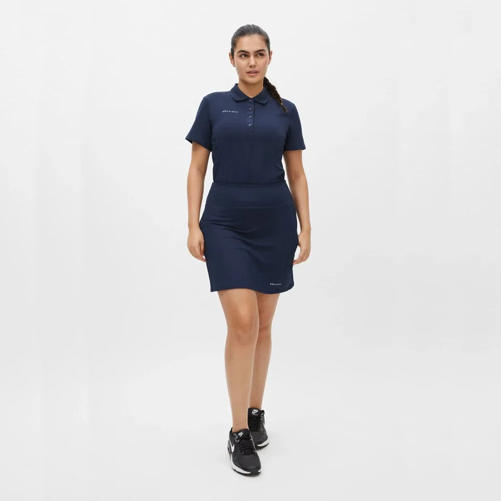 Rohnisch Women's Nicky Polo Golf Shirt - Navy Relaxed trousers
