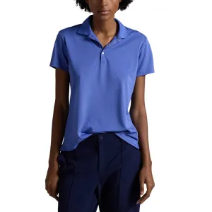RLX Ralph Lauren Women's Tour Performance Golf Shirt - Resort Blue Music Mood