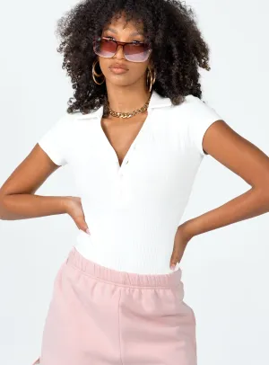 Montrose Bodysuit White zebra bodysuit