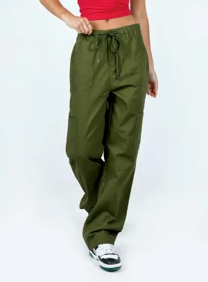Snag Free Fabric Pembrooke Cargo Pants Khaki
