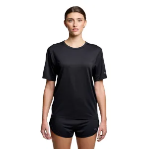 Multi Directional Stretch Quick Change Womens Saucony Stopwatch Short Sleeve Tee