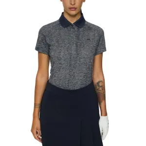 J.Lindeberg Women's Minnie Golf Polo Shirt - Navy Melange Repair Fit HeavyDuty Zipper