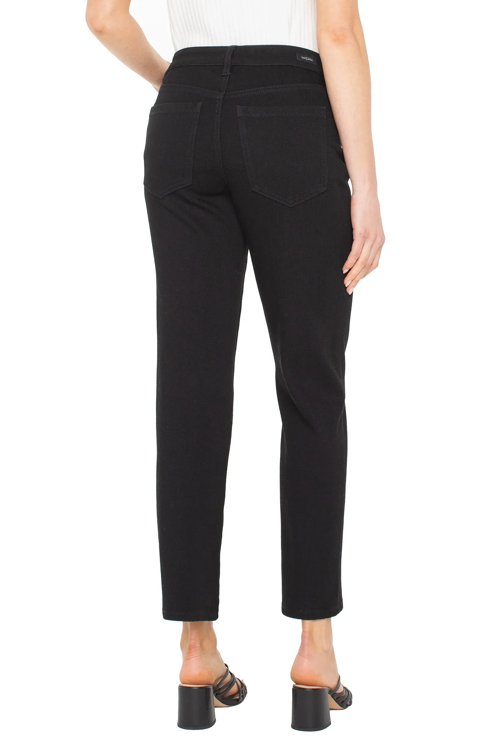 ThermalRegulatingFabric LIVERPOOL LIV RELAXED SKINNY JEAN - BLACK