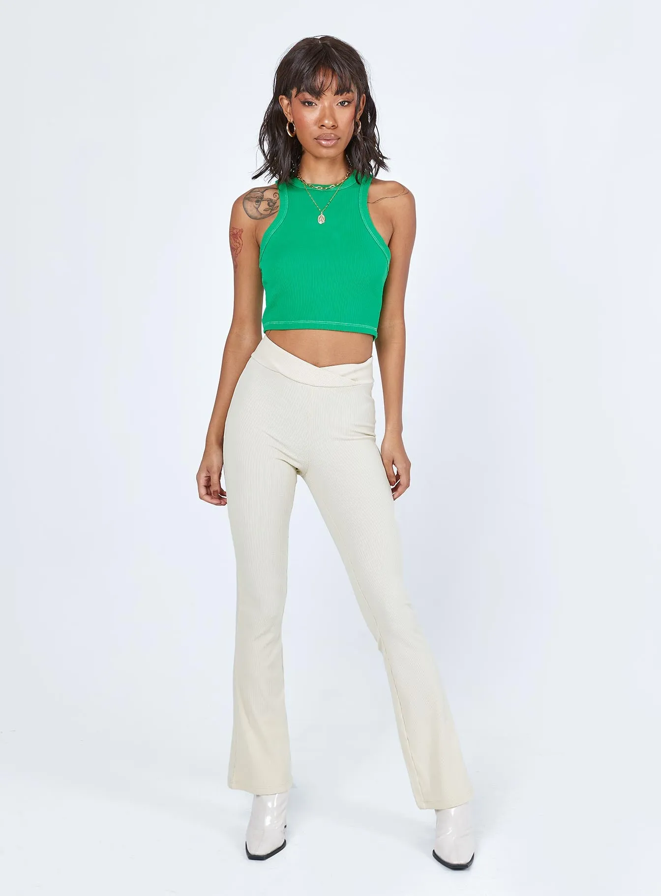 Ready For Action Declan Yoga Pants Cream