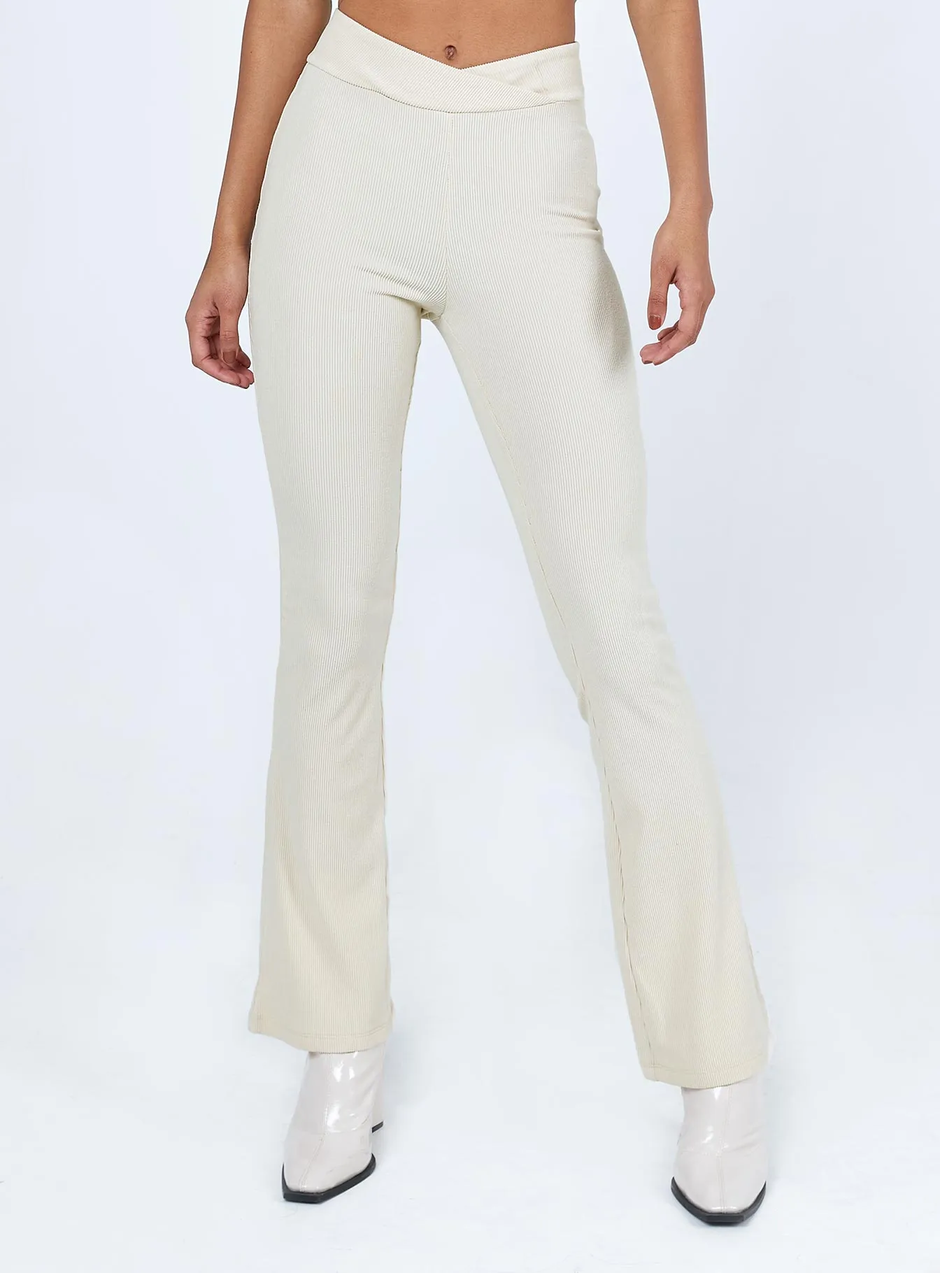 Declan Yoga Pants Cream Comfortable Wear HeatRegulatingLining
