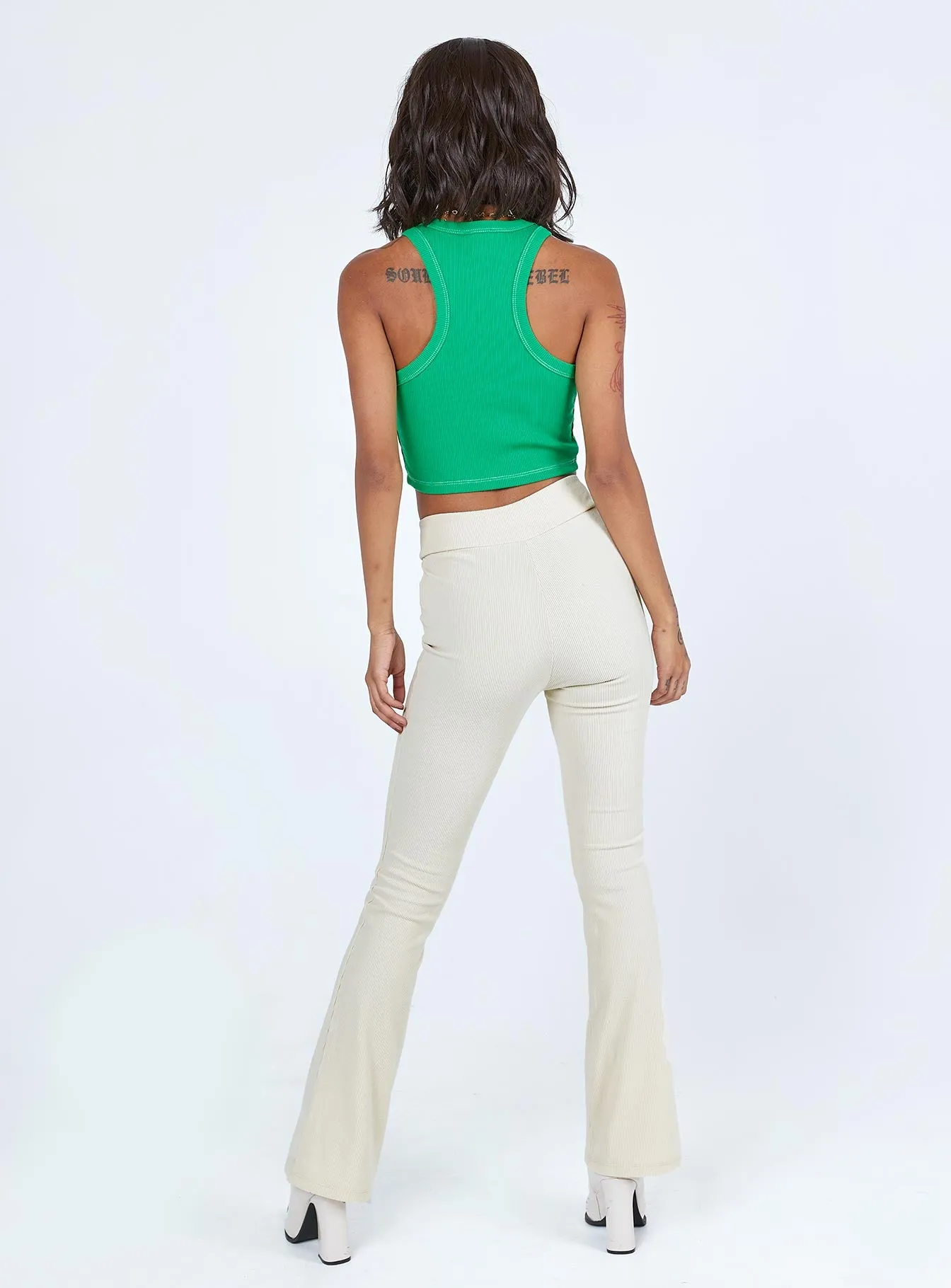 Comfort Flex Sustainable Fabric Declan Yoga Pants Cream