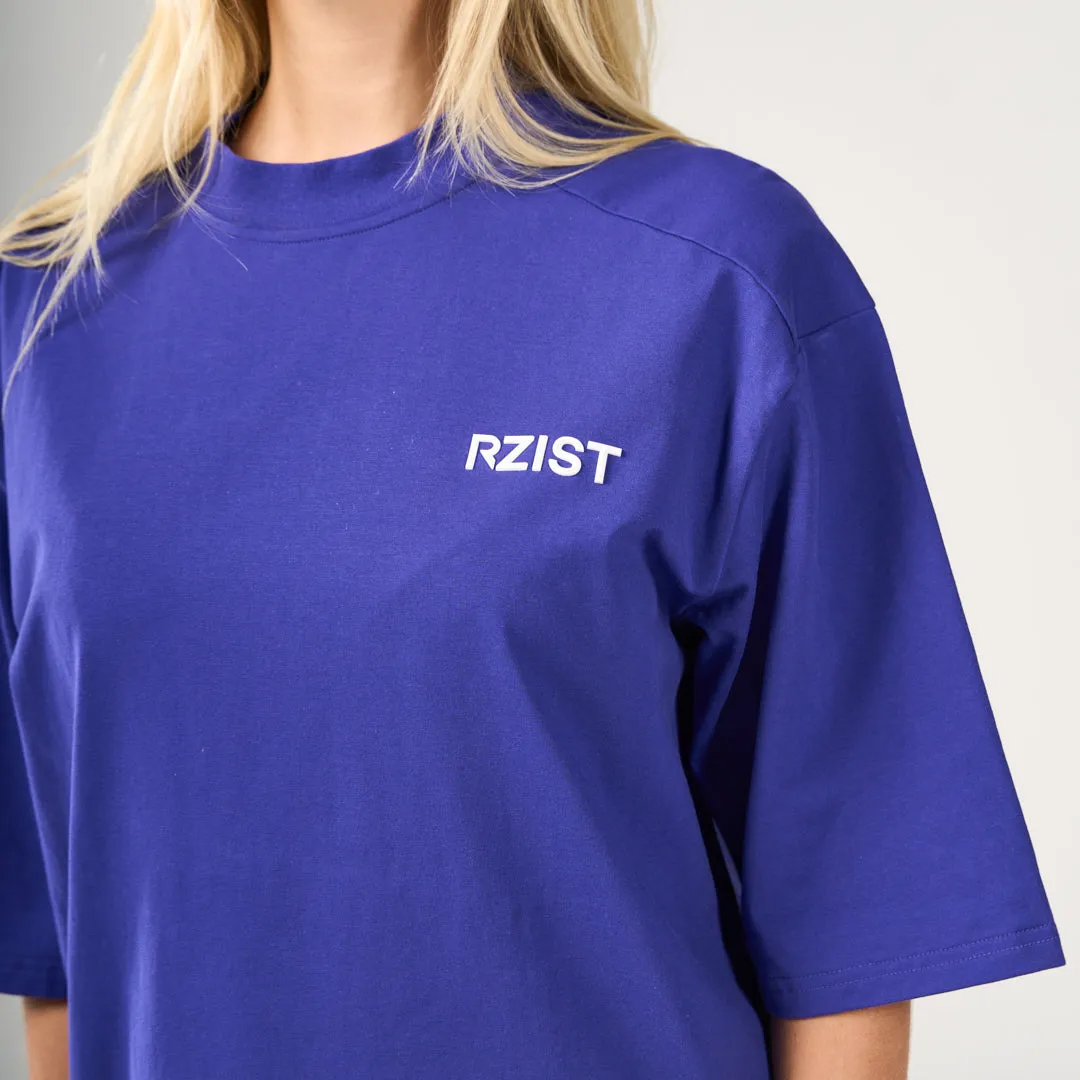 The Impossible Oversized T-Shirt - Indigo Blue Eco Certified Fiber Weekend Essential