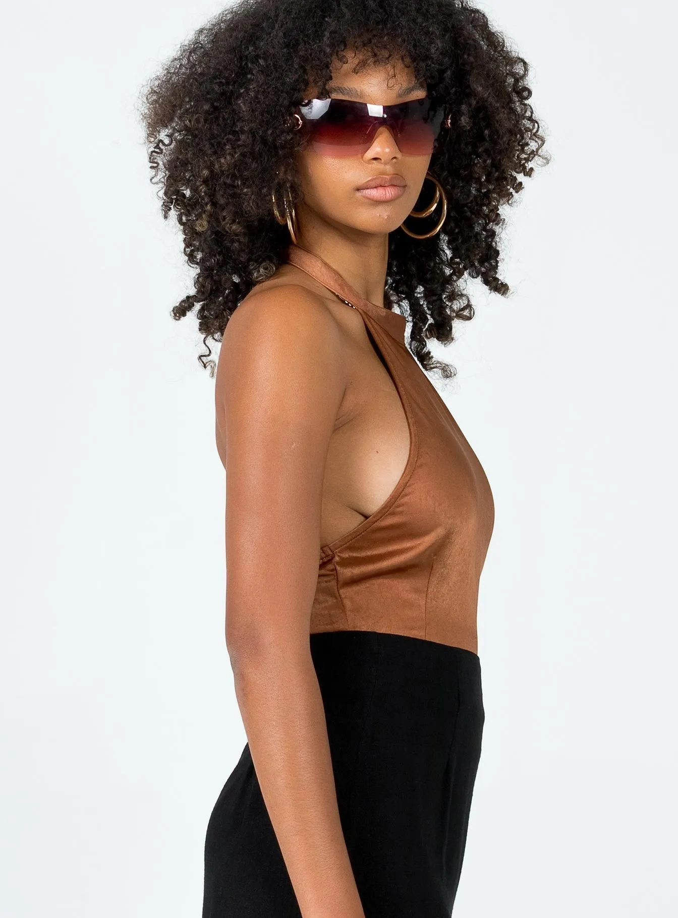 airport outfit bodysuit Stanley Bodysuit Brown