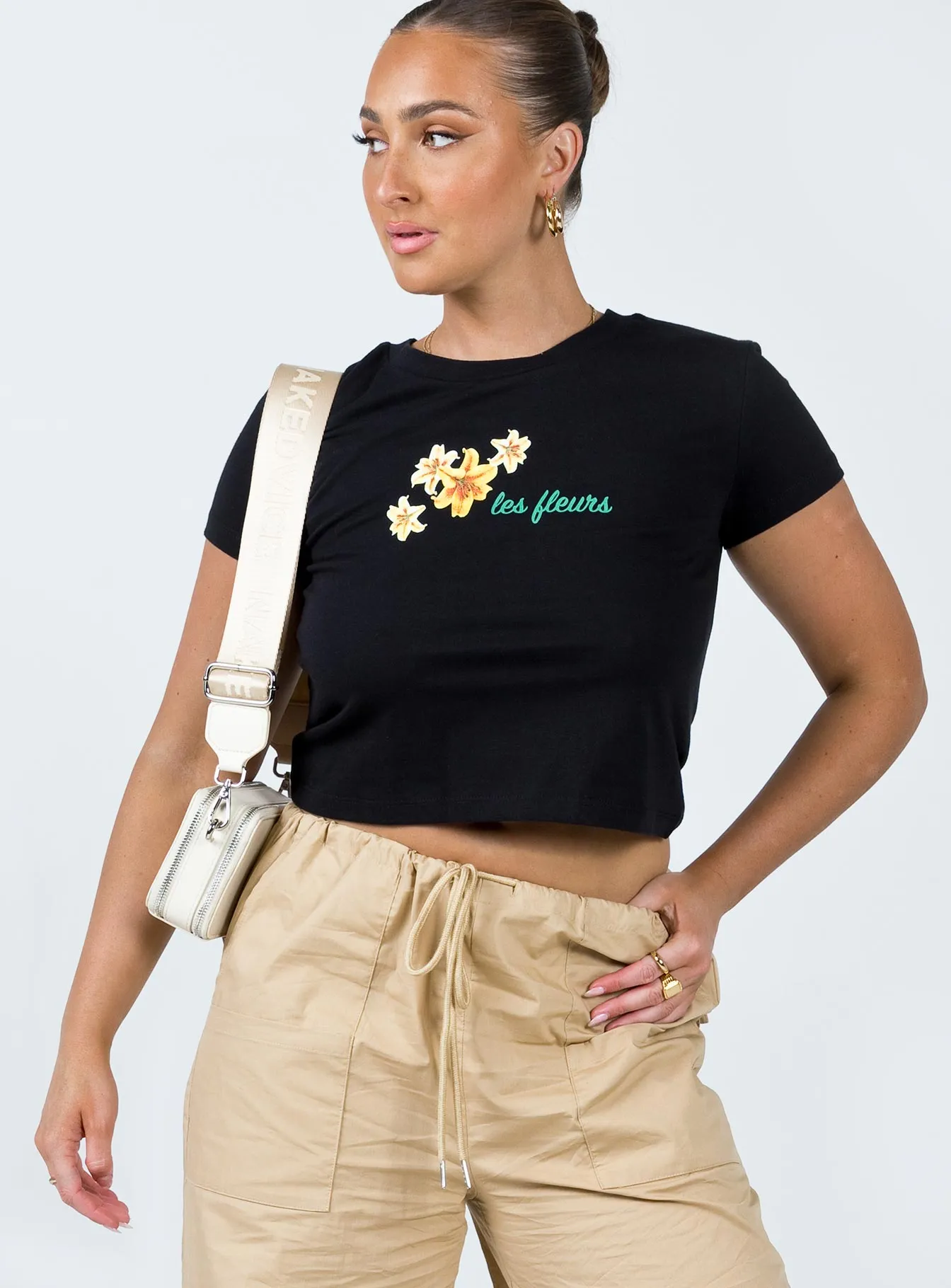 All-Purpose Comfort Chilly Day Comfort Le Fleurs Top Black