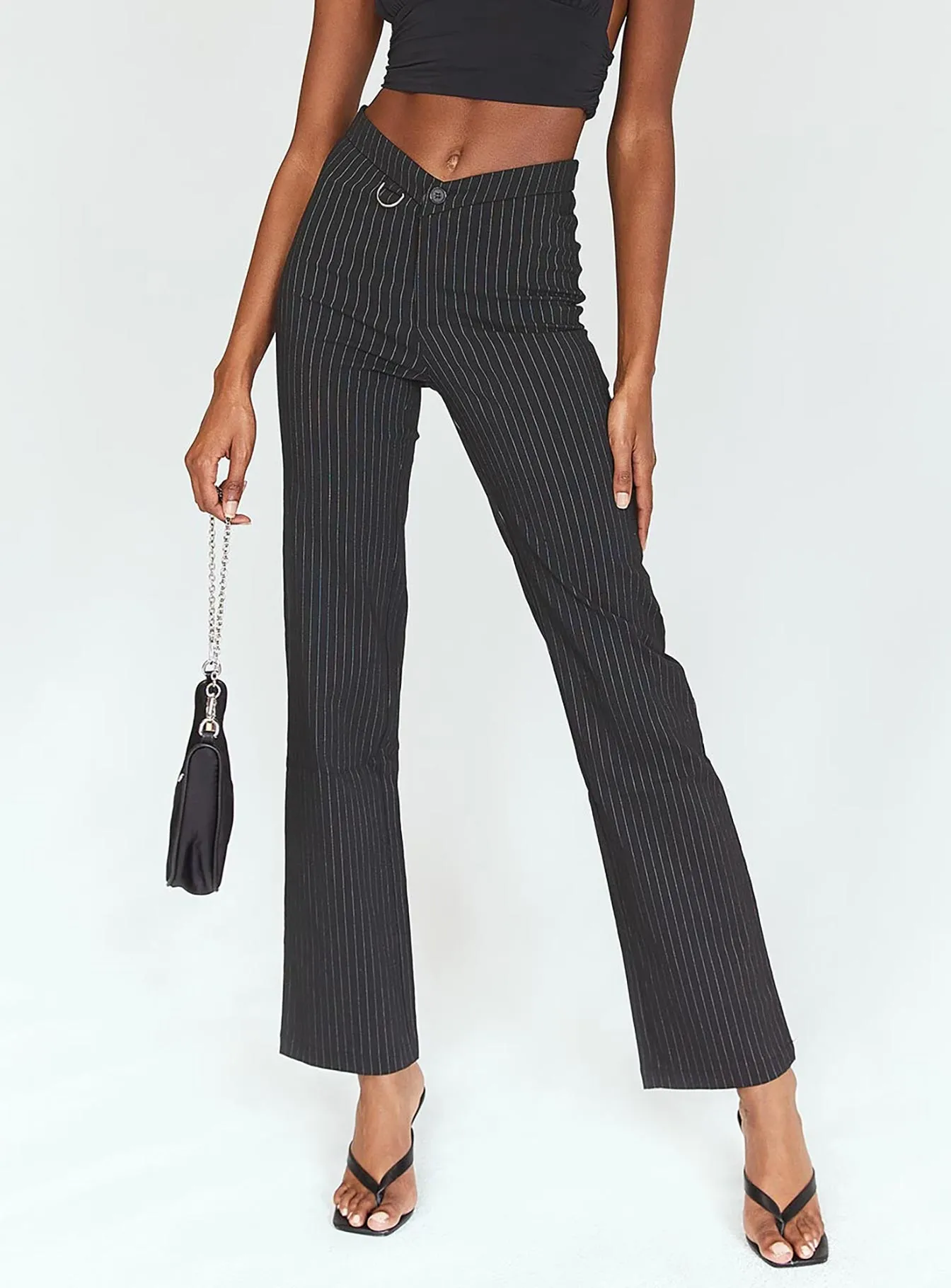 Billie D Ring Pants Black DurableReinforcedMaterial