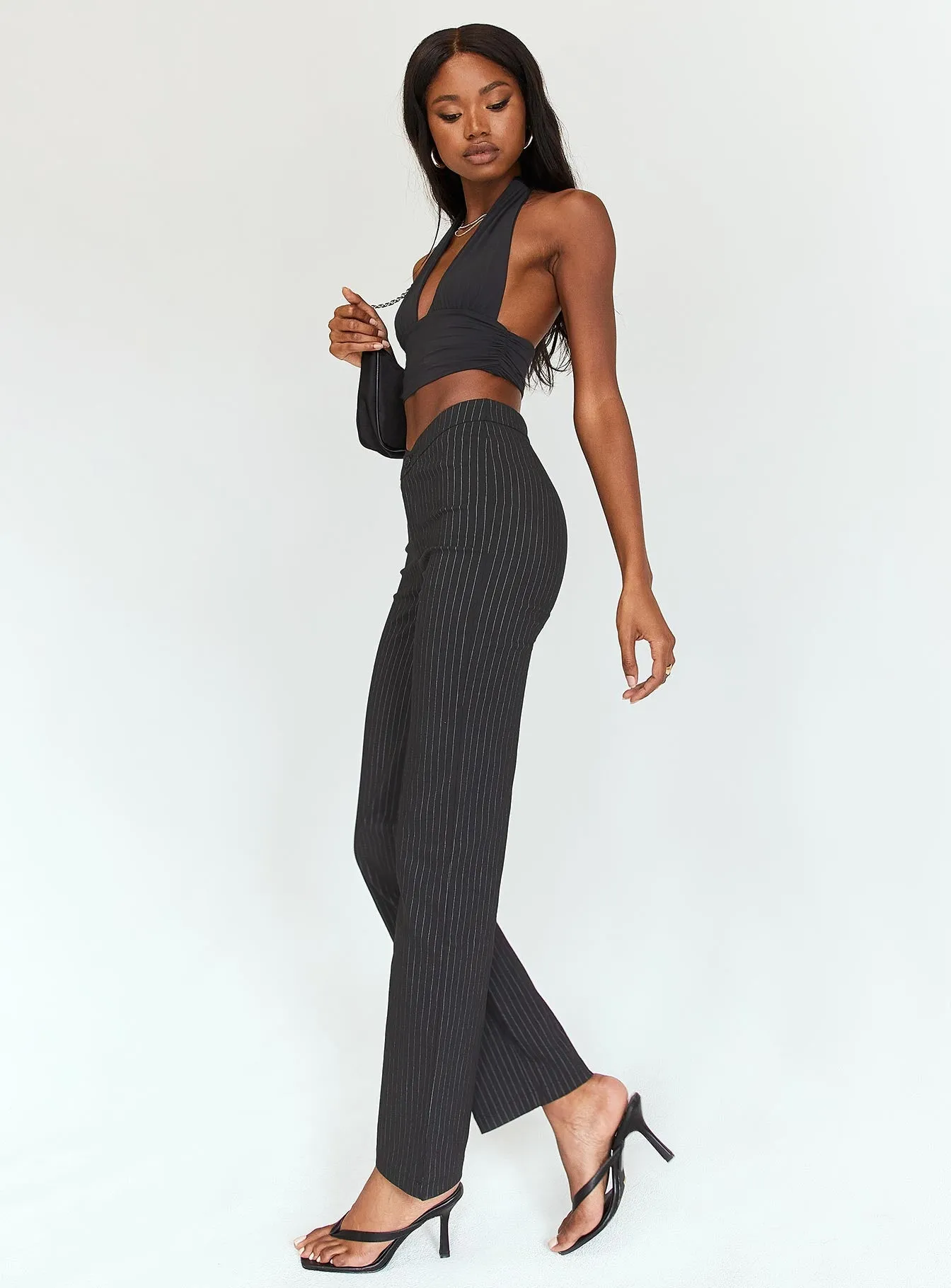 Billie D Ring Pants Black Adaptable Fit