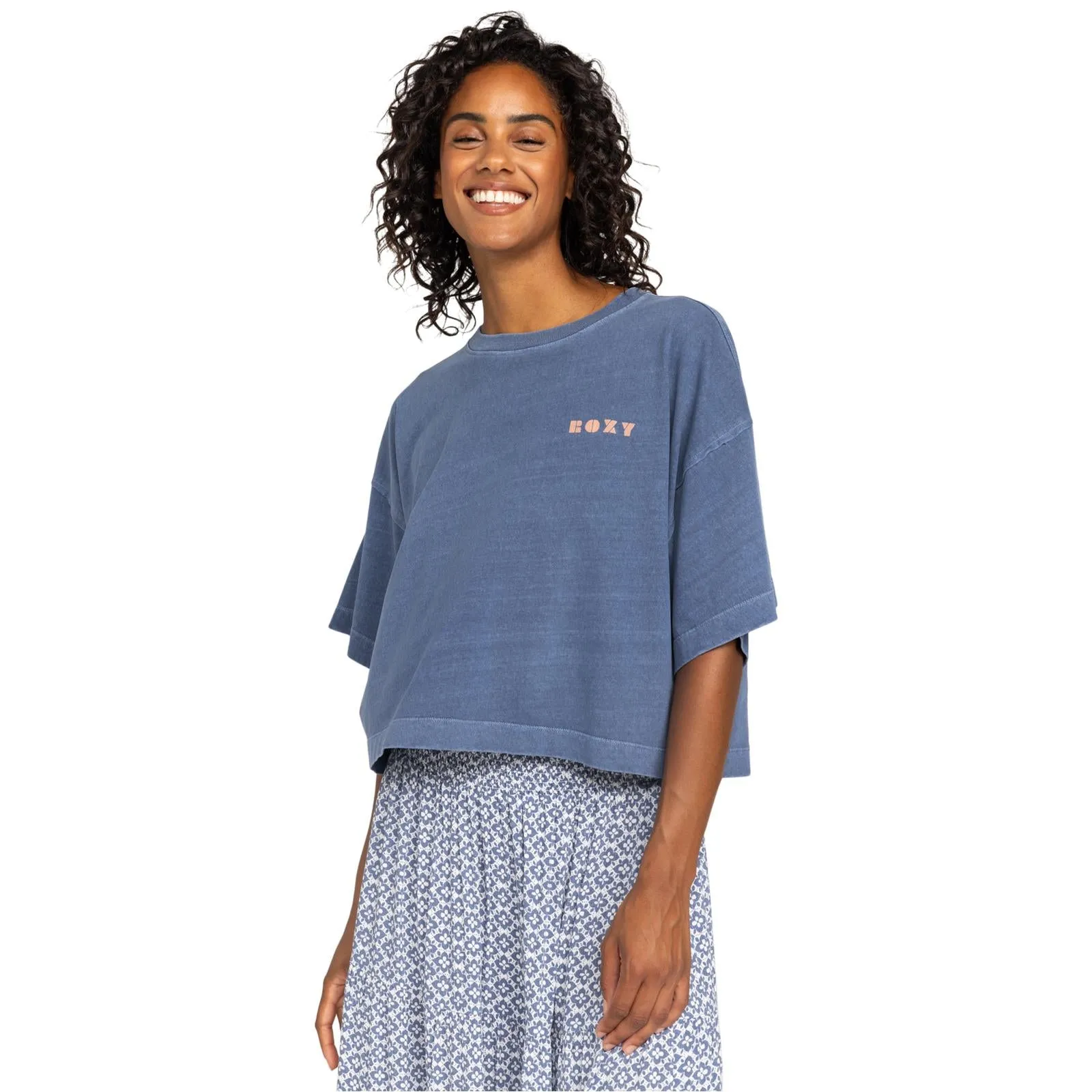 Light Outfit Roxy Womens Summer Flakes Short Sleeve T-Shirt