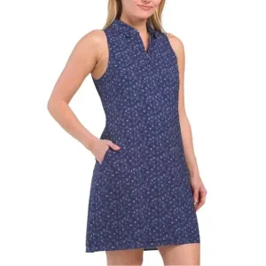 New Peter Millar Women's Carner Tossed Paisley Sleeveless Golf Dress MSP$160 Clean Flow