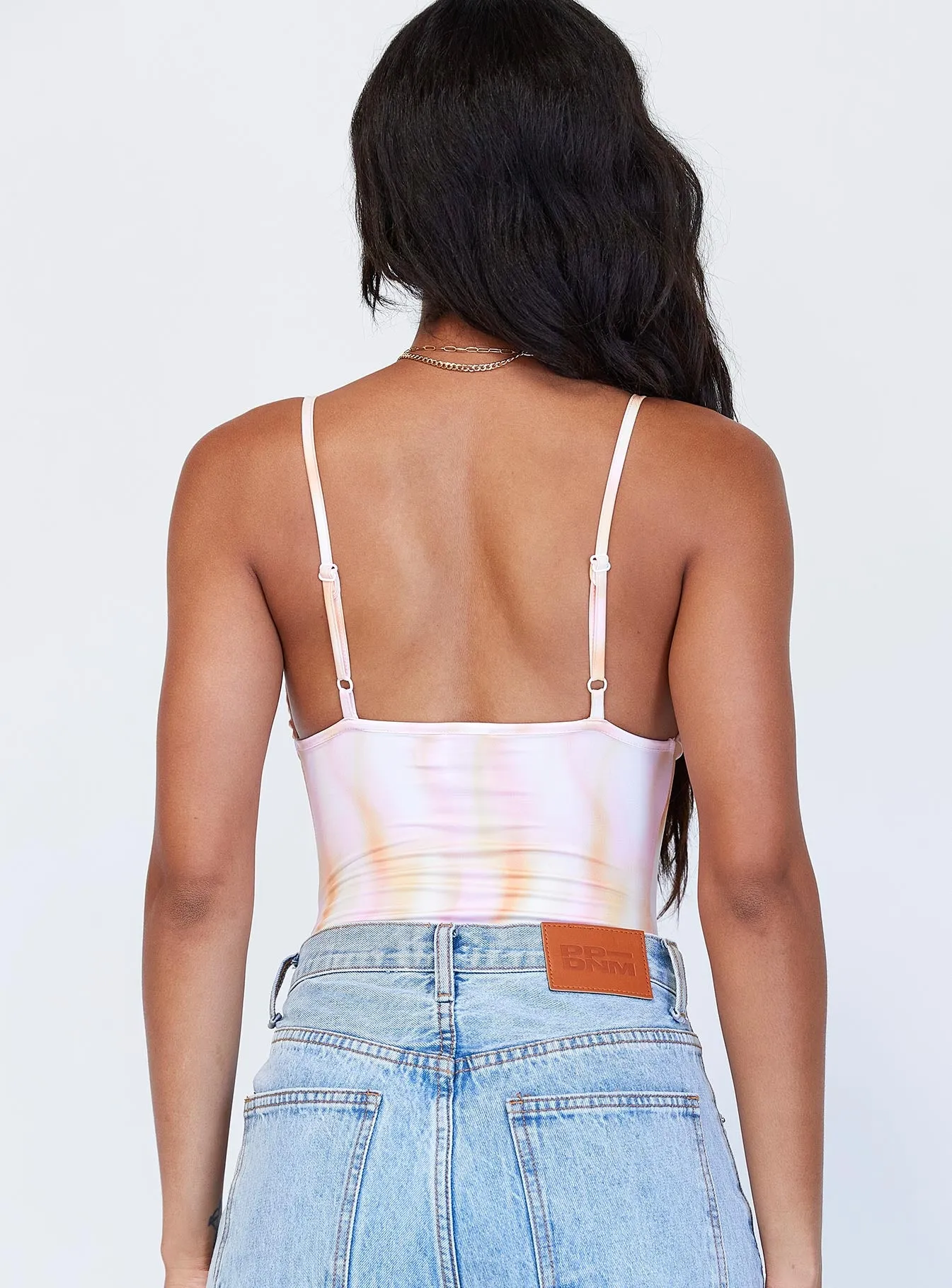 Kaytra Bodysuit Pink Multi comfy bodysuit