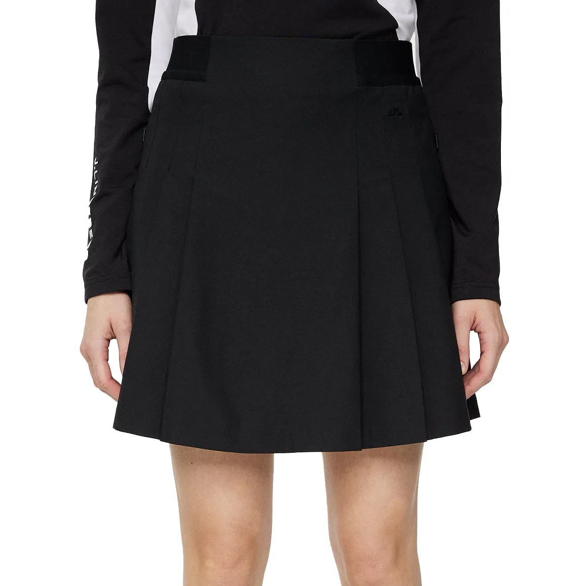 J.Lindeberg Women's Alesia Golf Skirt - Black quick dry yoga session