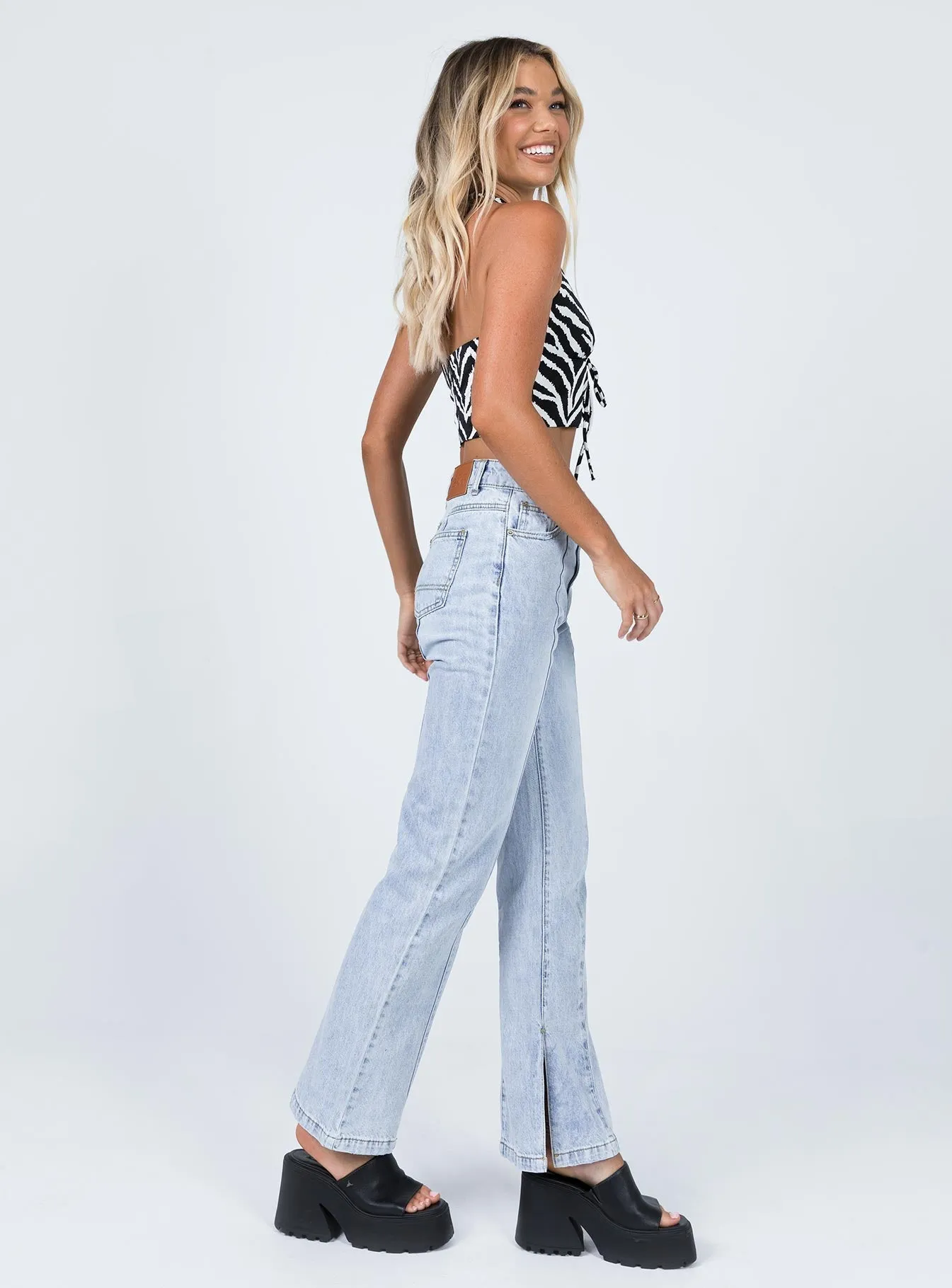 Michael Denim Jeans Blue Distressed finish Stretchable Fabric
