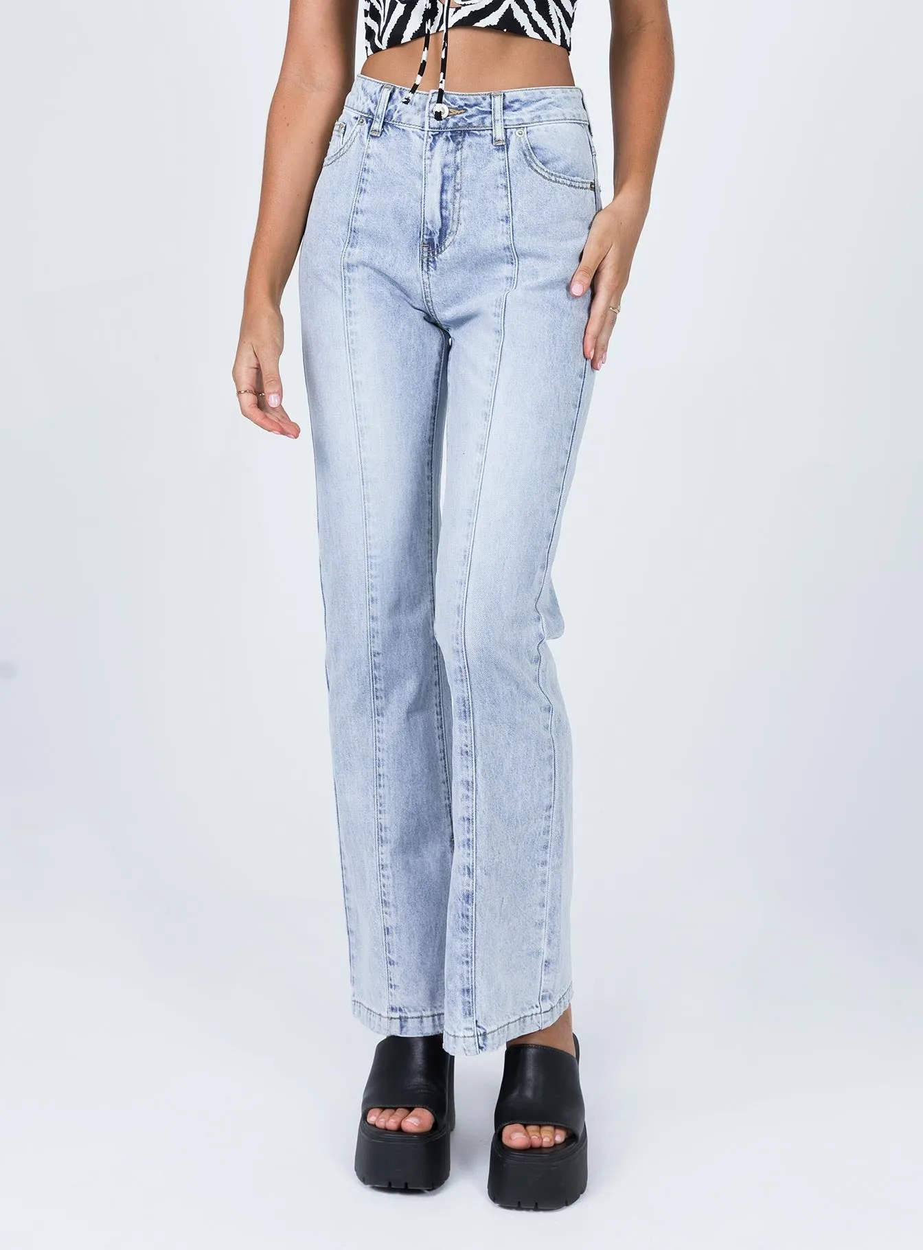 Michael Denim Jeans Blue Durable Hem