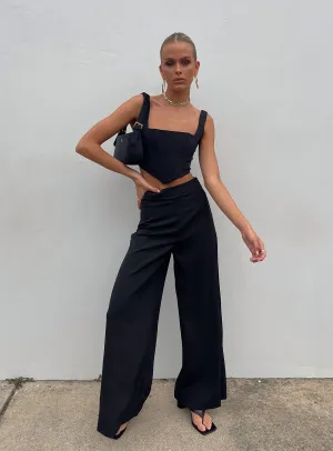 Elias Set Black Casual Look Adaptable Fit