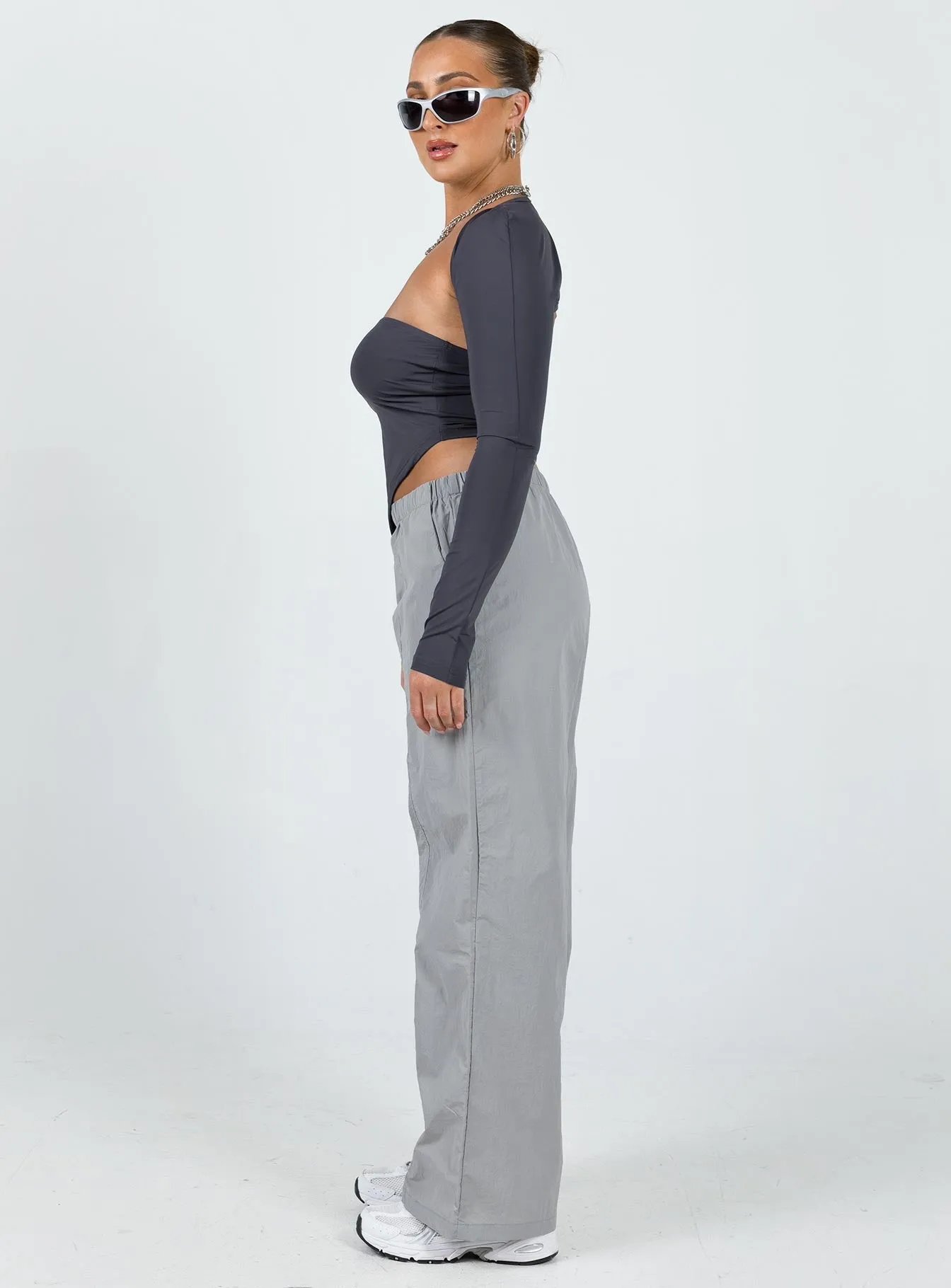 Kosta Parachute Pants Grey Soft Feel