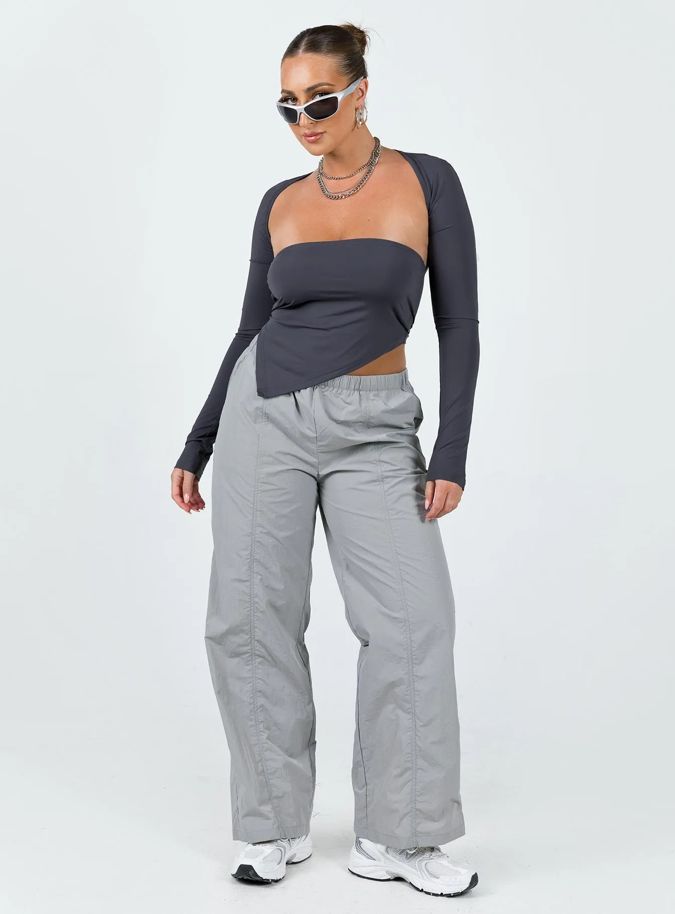 ErgonomicArticulatedDesign Kosta Parachute Pants Grey