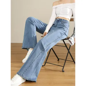 Women's High Waist Artistic American Slightly Flared Jeans Code Soul MoistureControlClothing