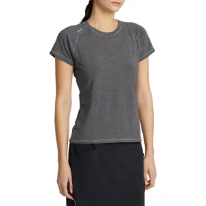 Romance Fit RLX Ralph Lauren Women's Stretch Crew Tee - Barclay Heather