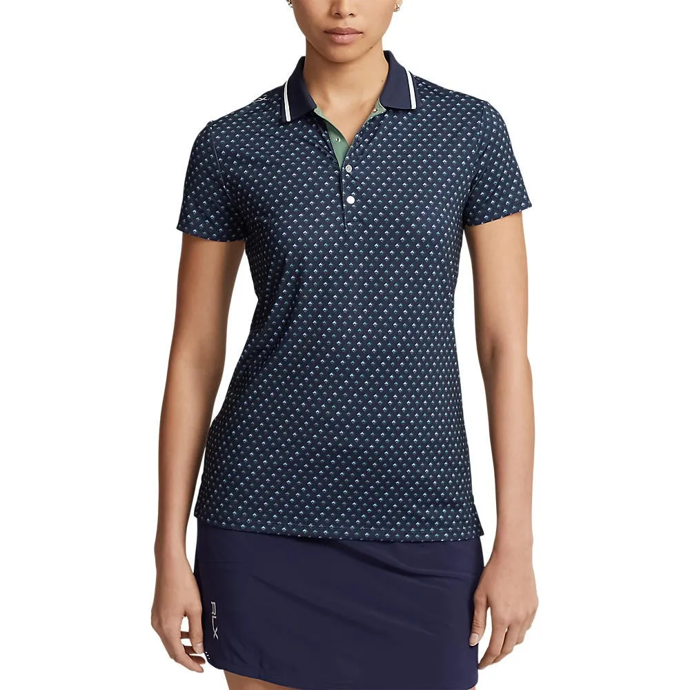 RLX Ralph Lauren Women's Printed Airflow Polo Golf Polo Shirt - Sport Diamond CompactPackaging