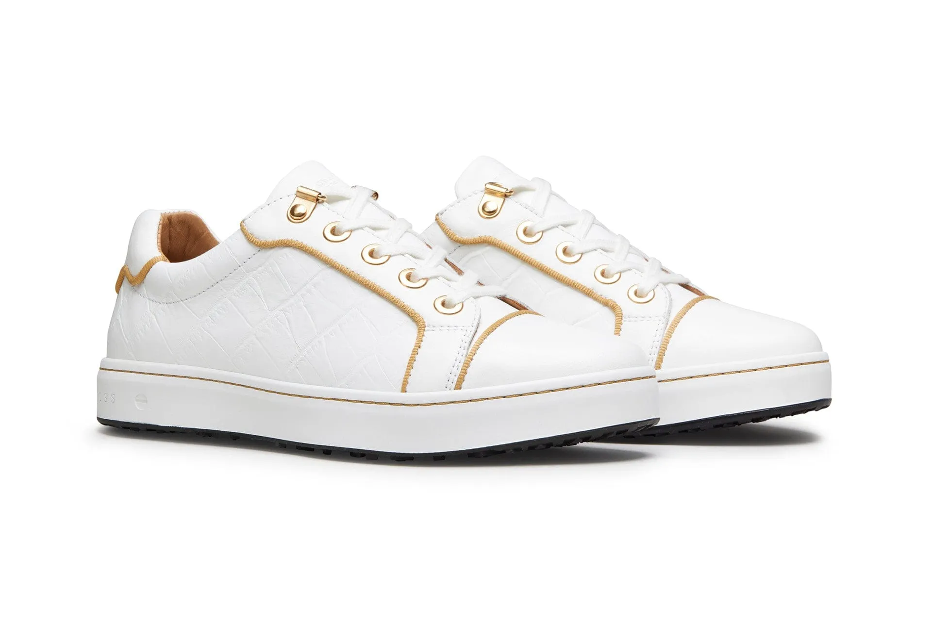 Buckingham | White/Gold Breathable Lining