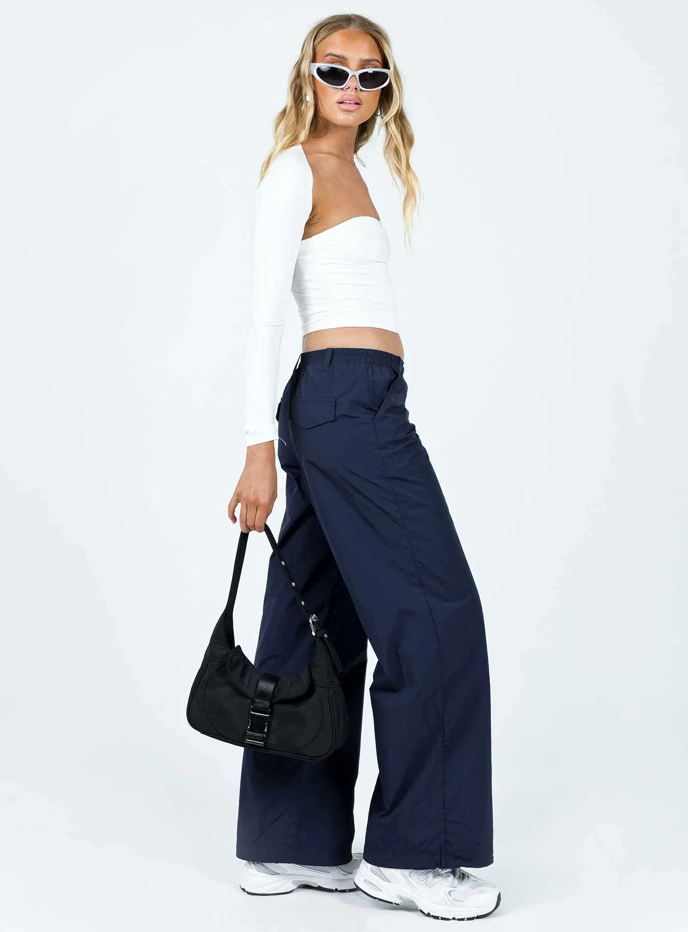 All Day Fit UVProtectionCoating Annerley Parachute Pants Navy